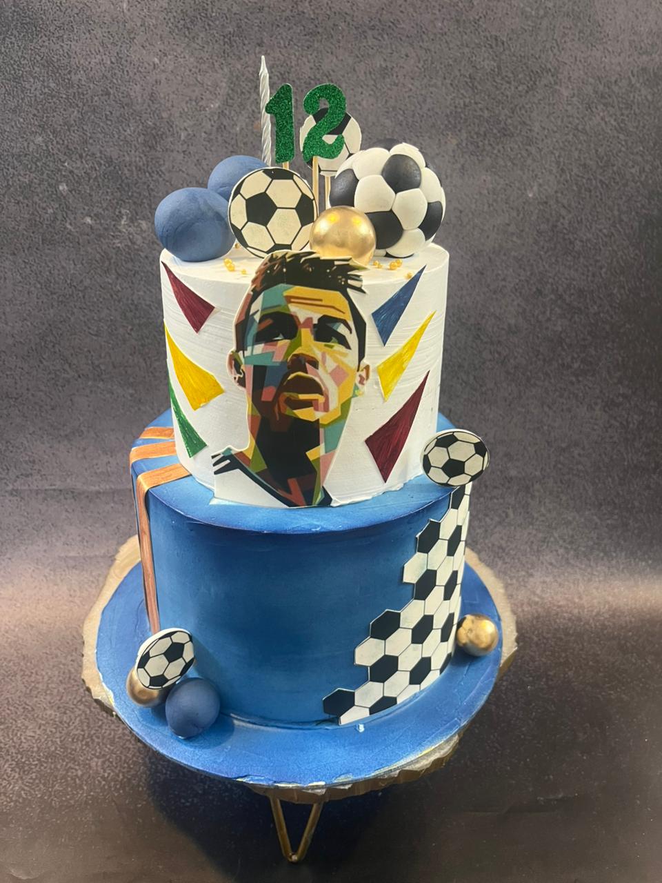 Cloud and sky themed cake