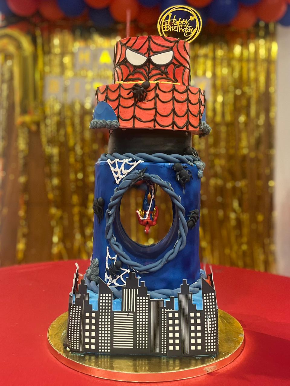 Soccer themed celebration cake